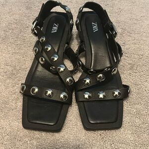 Studded Zara Strappy block heels